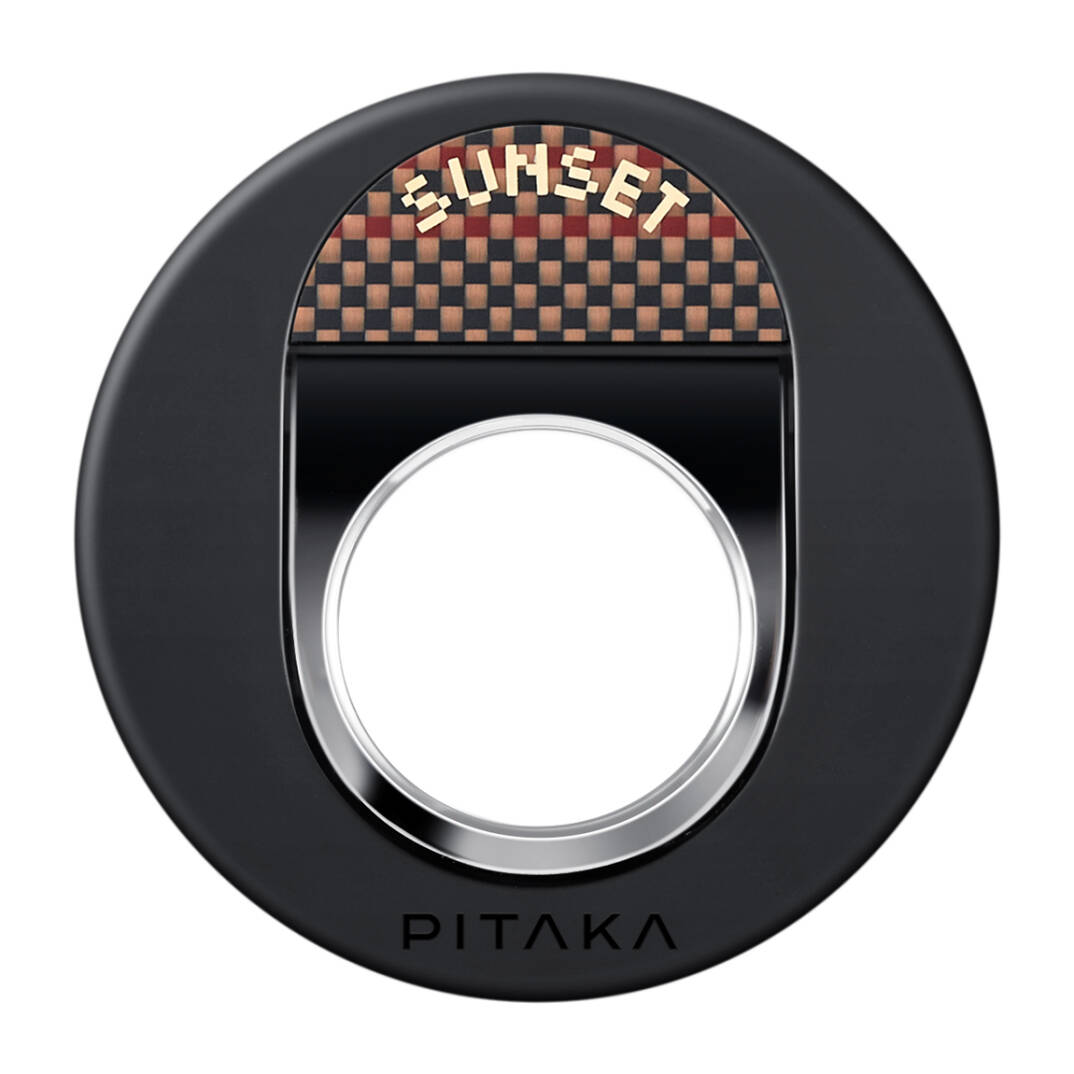 Pitaka Aramid Fiber Sunset Moonrise Serisi Sunset MagEZ Grip 3 Magnetik Ring Stand Telefon Tutucu - 7