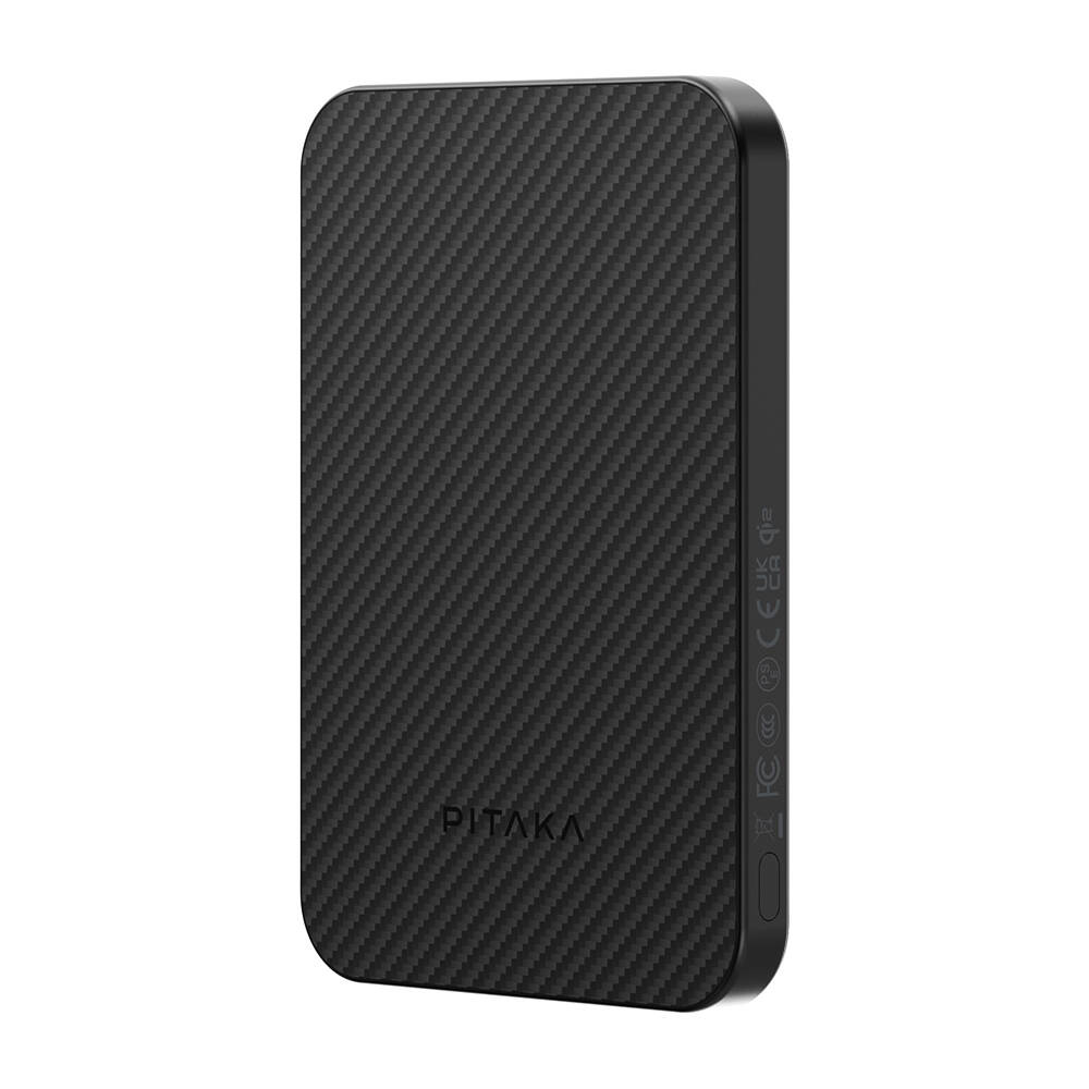 Pitaka Tactile Woven Qi2 Şarj Teknolojili Aramid Fiber M-Safe Powerbank 15W 5000mAh - 1