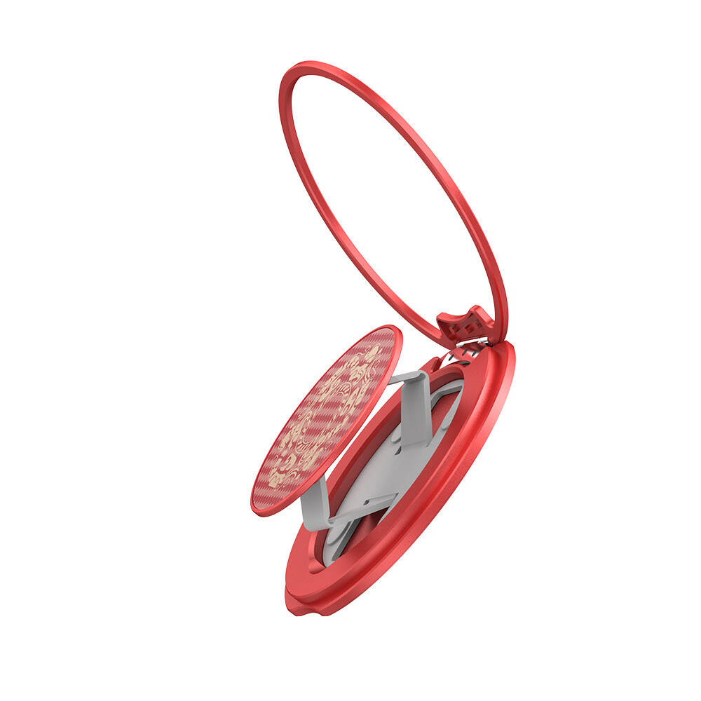 Raptic Defeme FreeFlow 360 Derece Dönebilen Karbon Fiber Tasarımlı Parmak Ring Stand - 25
