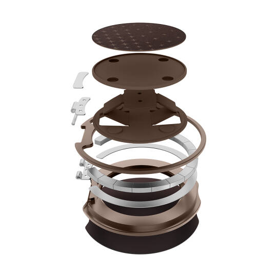 Raptic FreeFlow Serenity Serisi 360 Derece Dönebilen Magnetik Ring Stand Telefon Tutucu - 9