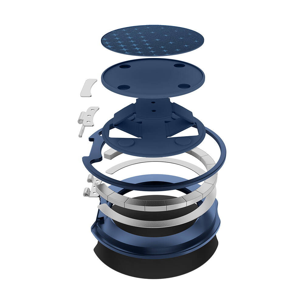 Raptic FreeFlow Serenity Serisi 360 Derece Dönebilen Magnetik Ring Stand Telefon Tutucu - 4