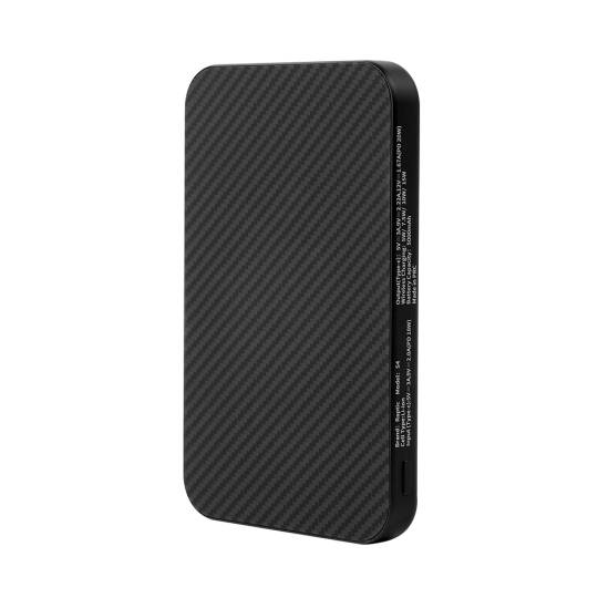 Raptic S4 Aramid-Skin M-safe Şarj Özellikli Ultra İnce 600D Powerbank 15W 5000mAh - 2