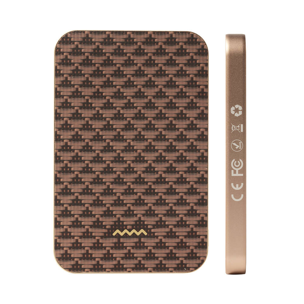 Raptic S4 Aramid-Skin M-safe Şarj Özellikli Ultra İnce Powerbank 15W 5000mAh - 4
