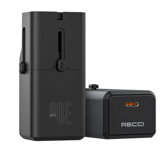 Recci RCG-P07 Çoklu Universal USUKEUAU Uyumlu Şarj Adaptörü 30W - 3
