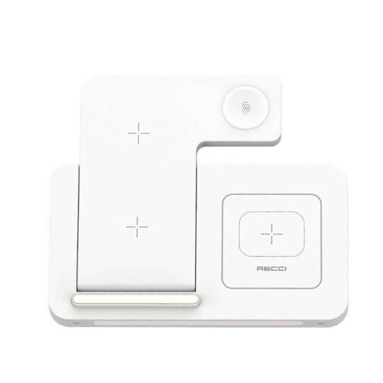 Recci RCW-31 4in1 M-safe 15W Hızlı Şarj Özellikli LED Işıklı Magnetik Kablosuz Şarj Standı - 6
