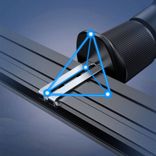 Recci RHO-C42 M-safe Magnetik 360° Dönebilen Havalandırma Tasarım Araç Telefon Tutucu - 11
