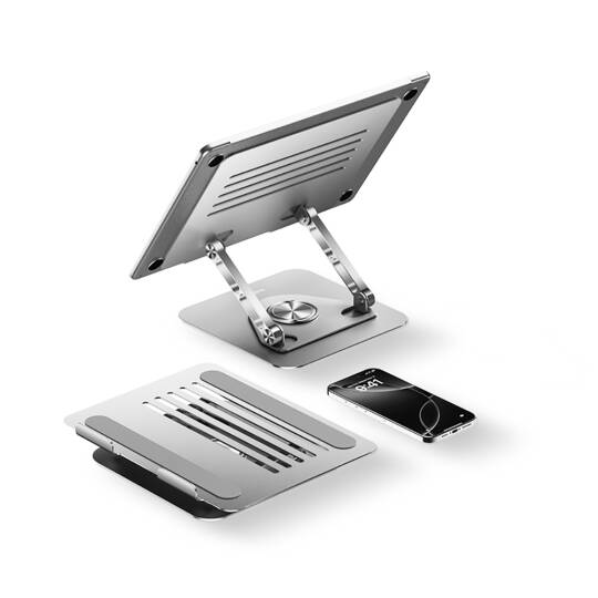 Recci RHO-M25 360 Derece Dönebilen Katlanabilir Laptop Standı - 4