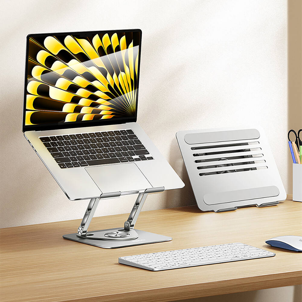 Recci RHO-M25 360 Derece Dönebilen Katlanabilir Laptop Standı - 6