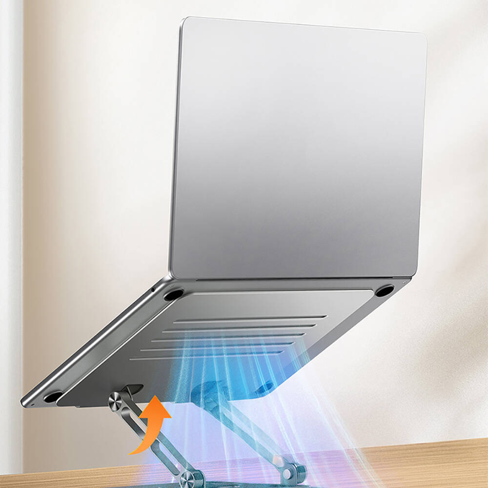 Recci RHO-M25 360 Derece Dönebilen Katlanabilir Laptop Standı - 8