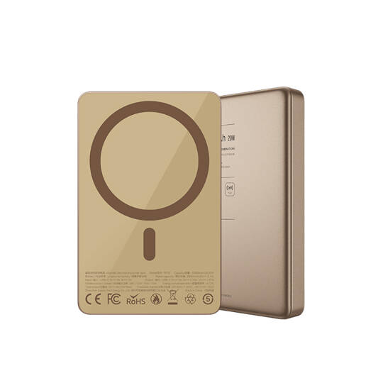 Recci RP35 PD 20W Led Göstergeli Hızlı Şarj Özellikli Wireless Powerbank 15W 10000mAh - 3