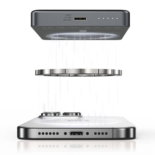 Recci RP35 PD 20W Led Göstergeli Hızlı Şarj Özellikli Wireless Powerbank 15W 10000mAh - 17