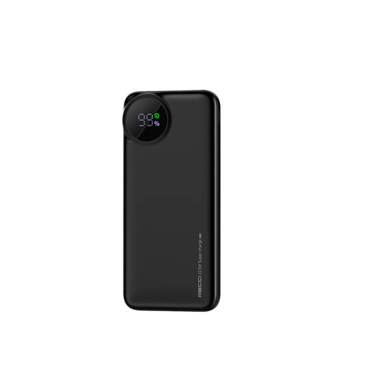 Recci RPB-P48 PD 20W Dijital LED Göstergeli Hızlı Şarj Özellikli Taşınabilir Powerbank 22.5W 10000mAh - 6