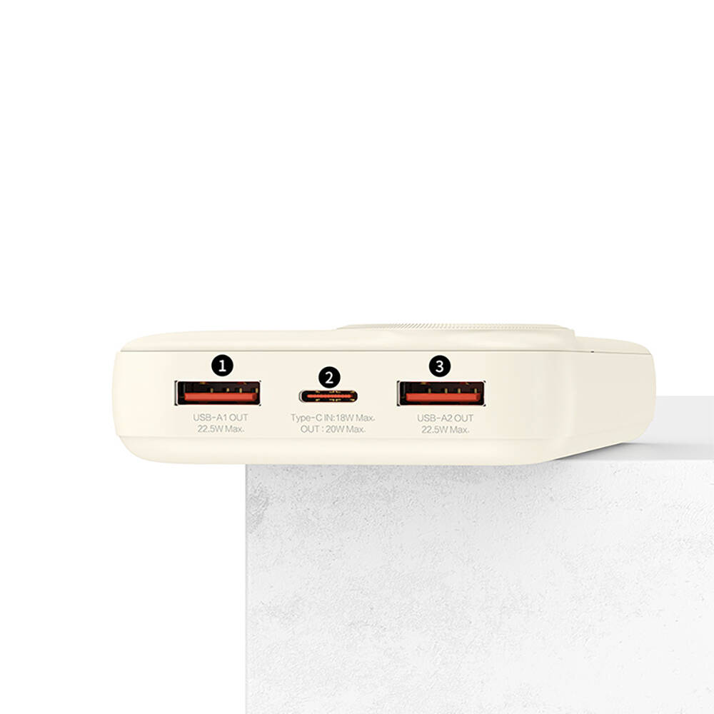 Recci RPB-P48 PD 20W Dijital LED Göstergeli Hızlı Şarj Özellikli Taşınabilir Powerbank 22.5W 10000mAh - 9