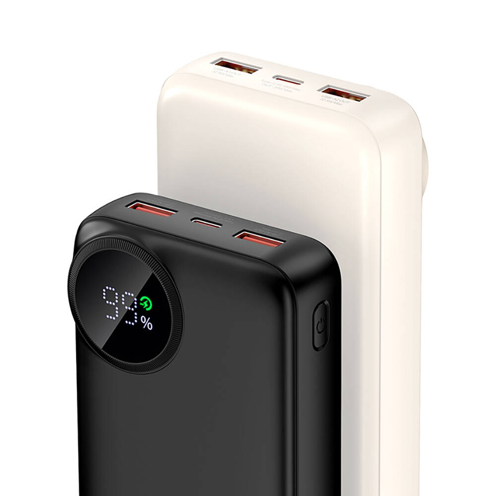 Recci RPB-P48 PD 20W Dijital LED Göstergeli Hızlı Şarj Özellikli Taşınabilir Powerbank 22.5W 10000mAh - 12