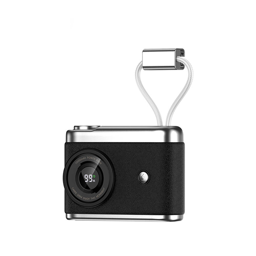 Recci RPB-P66 PD 20W Hızlı Şarj Özellikli Type-C & lightning Kablolu Powerbank 22.5W 10.000mAh - 5