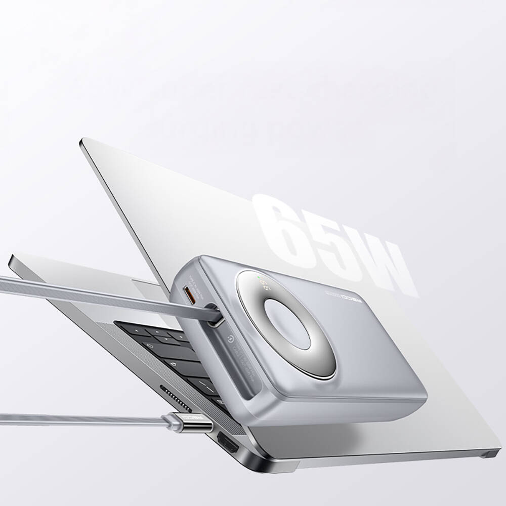 Recci RPB-P72 Hızlı Şarj Özellikli Type-C Kablolu Powerbank 65W 20.000mAh - 6