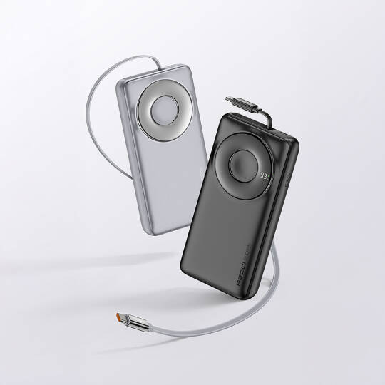 Recci RPB-P72 Hızlı Şarj Özellikli Type-C Kablolu Powerbank 65W 20.000mAh - 9