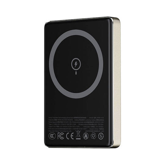 Recci RPB-W26 Armor Serisi Ultra İnce PD 20W Hızlı Şarj Özellikli Wireless Powerbank 15W 10000mAh - 4
