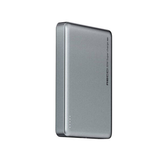 Recci RPB-W26 Armor Serisi Ultra İnce PD 20W Hızlı Şarj Özellikli Wireless Powerbank 15W 10000mAh - 7