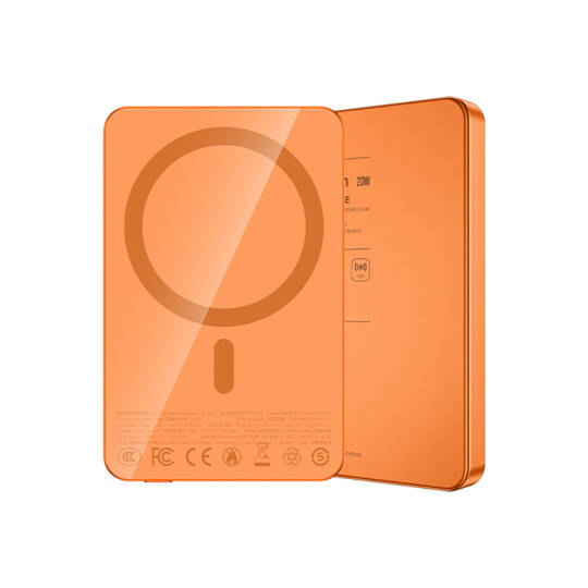 Recci RPB-W35 Ultra İnce PD 20W Hızlı Şarj Özellikli Wireless Powerbank 15W 5000mAh - 10