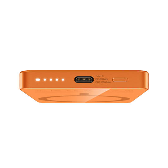 Recci RPB-W35 Ultra İnce PD 20W Hızlı Şarj Özellikli Wireless Powerbank 15W 5000mAh - 11