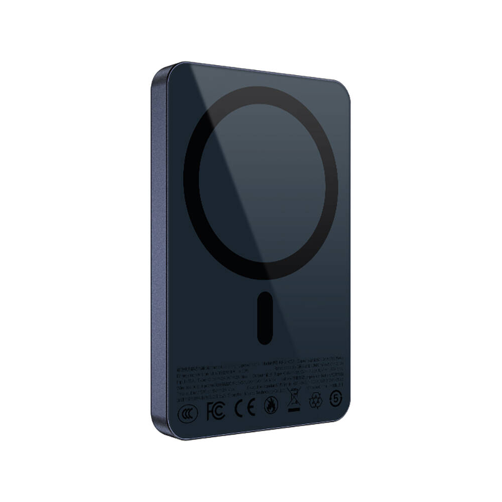 Recci RPB-W35 Ultra İnce PD 20W Hızlı Şarj Özellikli Wireless Powerbank 15W 5000mAh - 2