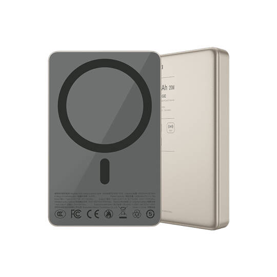 Recci RPB-W36 Ultra İnce PD 20W Hızlı Şarj Özellikli Wireless Powerbank 15W 10000mAh - 7