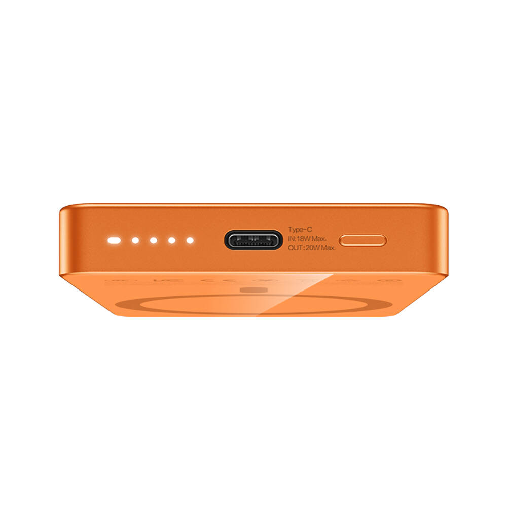 Recci RPB-W36 Ultra İnce PD 20W Hızlı Şarj Özellikli Wireless Powerbank 15W 10000mAh - 12