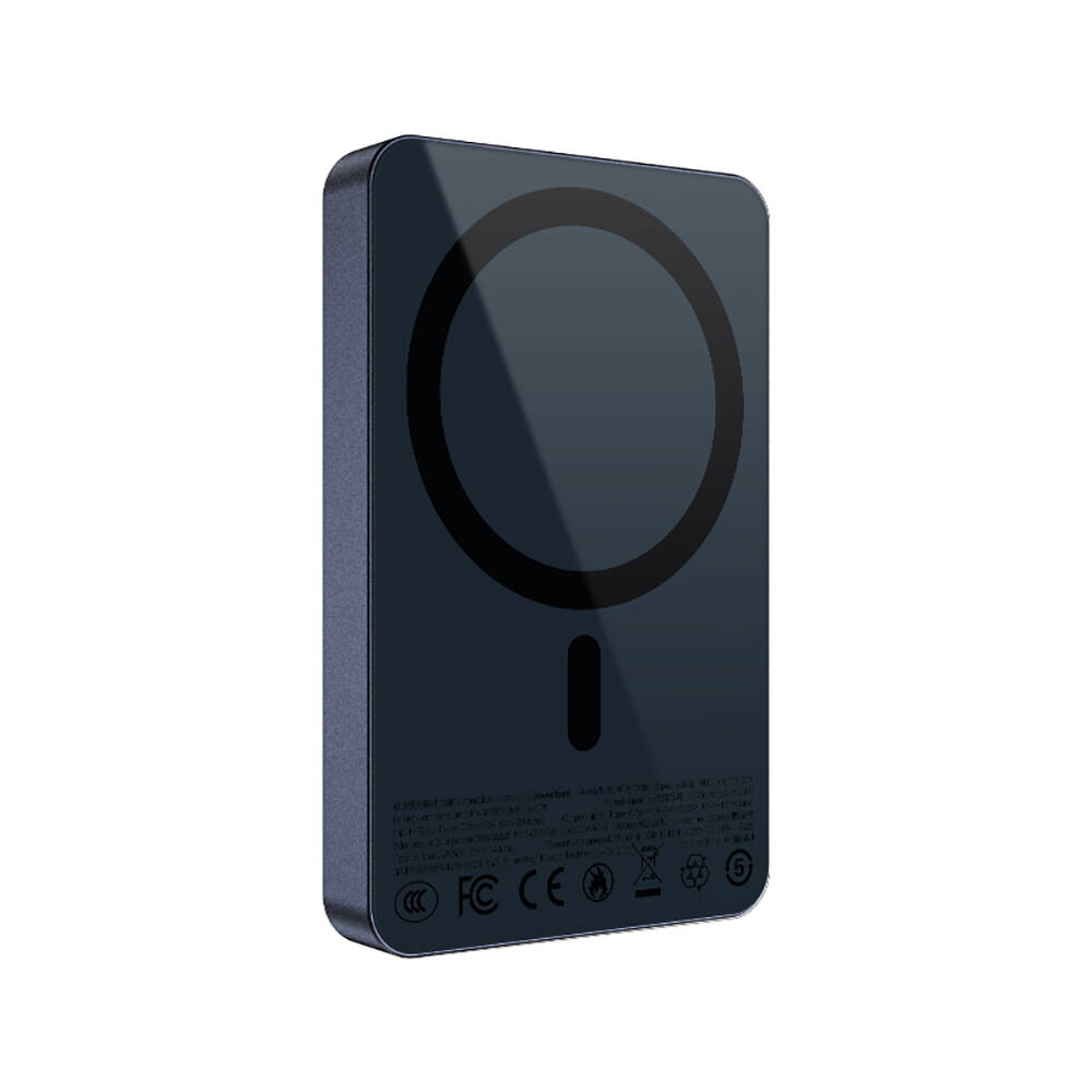 Recci RPB-W36 Ultra İnce PD 20W Hızlı Şarj Özellikli Wireless Powerbank 15W 10000mAh - 14