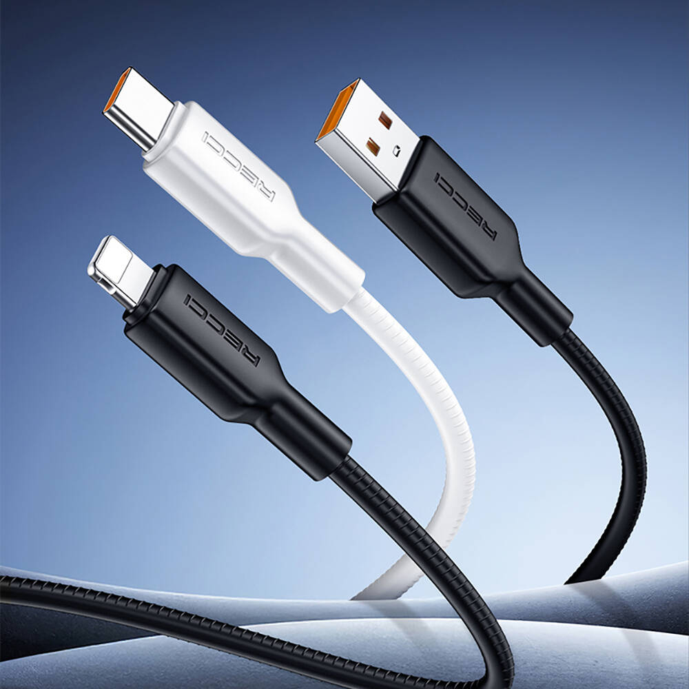 Recci RS46CL Type-C to Lightning PD 30W Hızlı Şarj Özellikli Data ve Şarj Kablosu 1.2M - 4