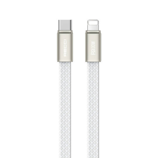 Recci RS55CL Type-C to Lightning PD Hızlı Şarj Özellikli Data ve Şarj Kablosu 30W 1M - 3