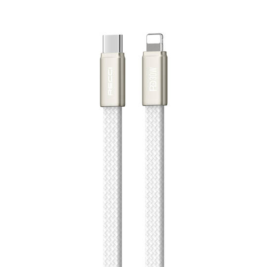 Recci RS55CL Type-C to Lightning PD Hızlı Şarj Özellikli Data ve Şarj Kablosu 30W 1M - 4