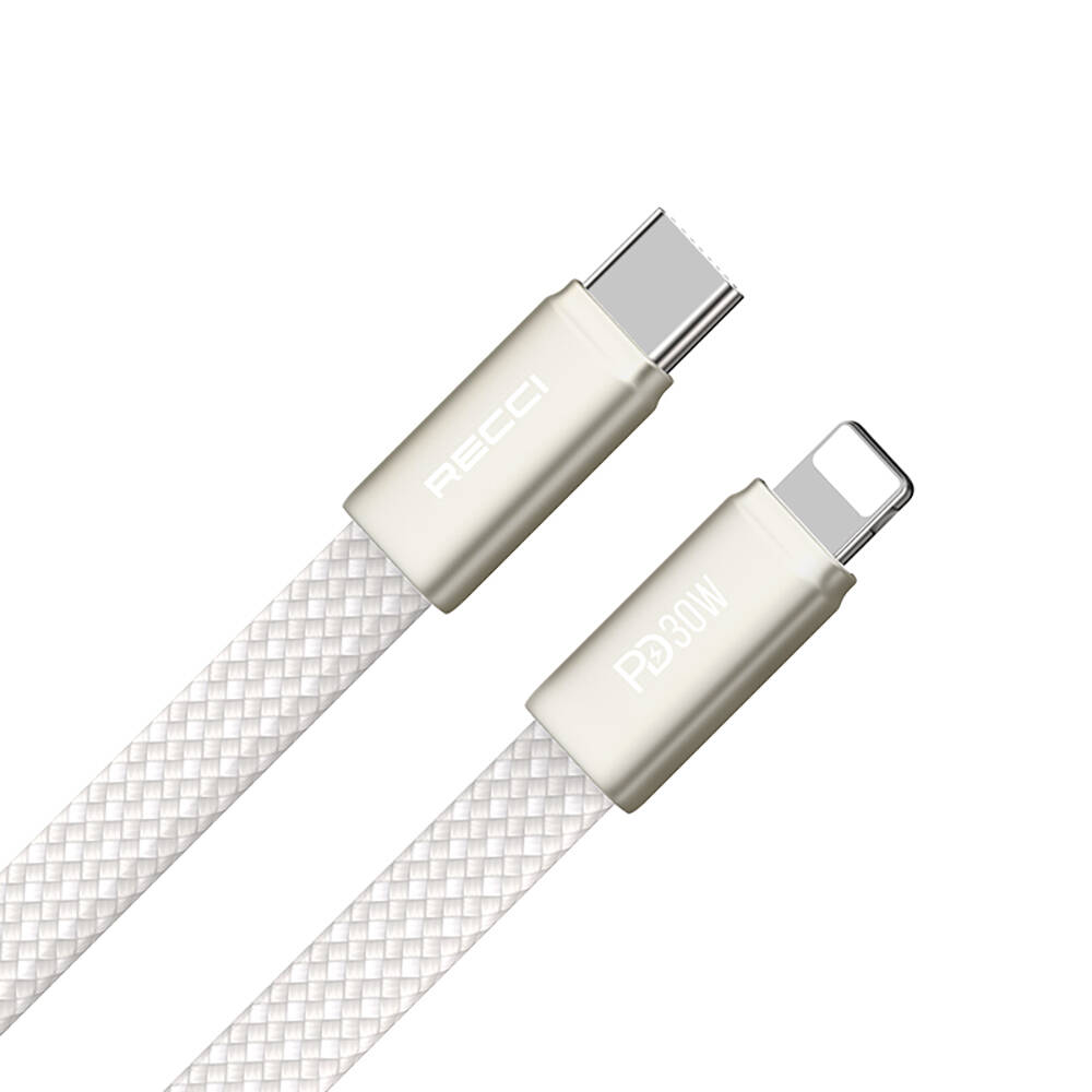 Recci RS55CL Type-C to Lightning PD Hızlı Şarj Özellikli Data ve Şarj Kablosu 30W 1M - 6