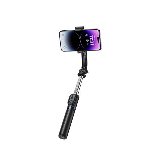 ​Recci RSS-W03 Bluetooth 5.0 Uzaktan Kumandalı Çok Fonksiyonlu Selfie Çubuğu - 4