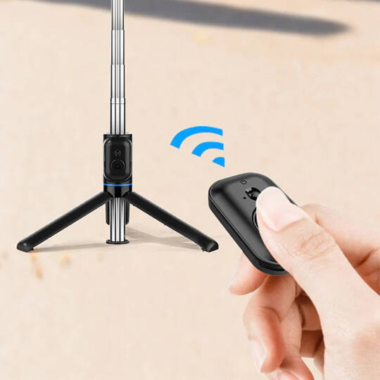 ​Recci RSS-W03 Bluetooth 5.0 Uzaktan Kumandalı Çok Fonksiyonlu Selfie Çubuğu - 9