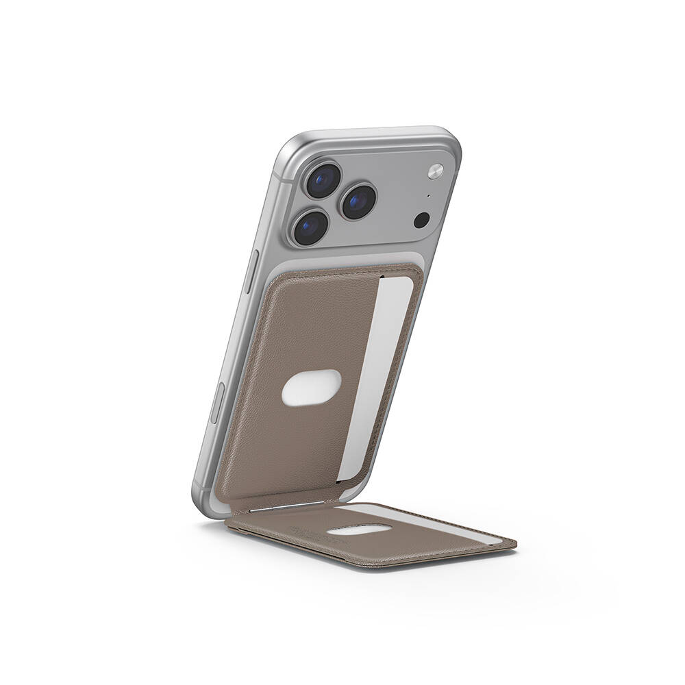 Skinarma Axis Serisi Foldable Stand Özellikli Deri Tasarımlı Kartlık - 13