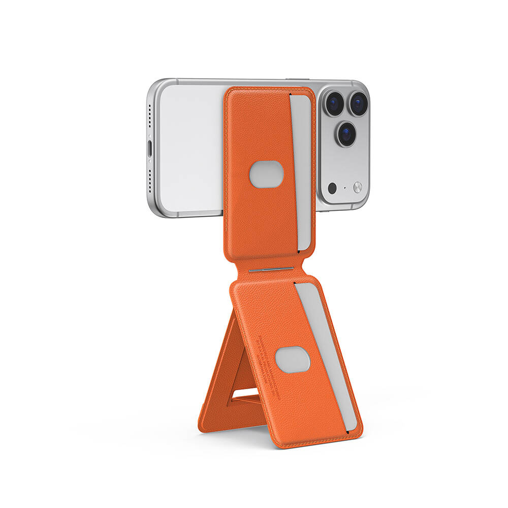 Skinarma Axis Serisi Foldable Stand Özellikli Deri Tasarımlı Kartlık - 20