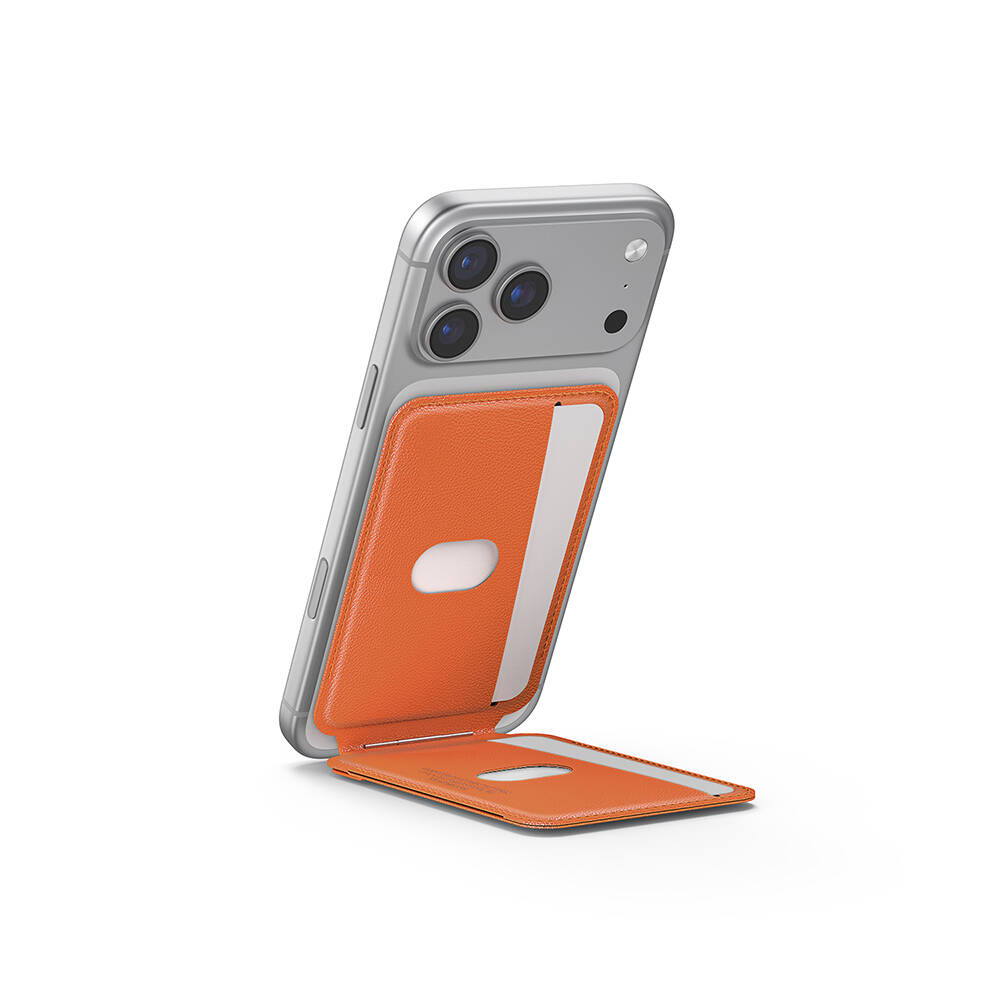 Skinarma Axis Serisi Foldable Stand Özellikli Deri Tasarımlı Kartlık - 21