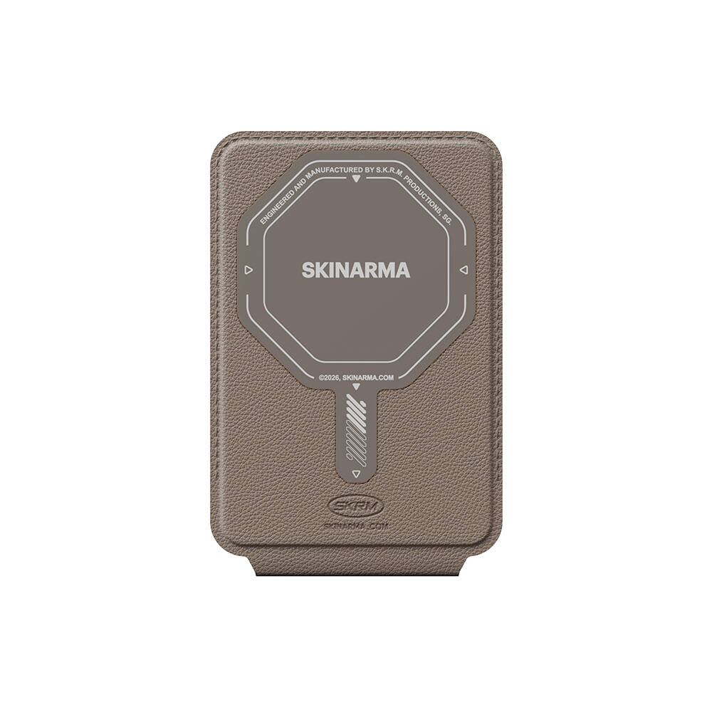 Skinarma Axis Serisi Foldable Stand Özellikli Deri Tasarımlı Kartlık - 4
