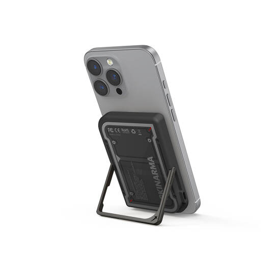 Skinarma Nexus Mecha Kablosuz ve PD Hızlı Şarj Özellikli Metal Standlı Taşınabilir Powerbank 20W 5000mAh - 8