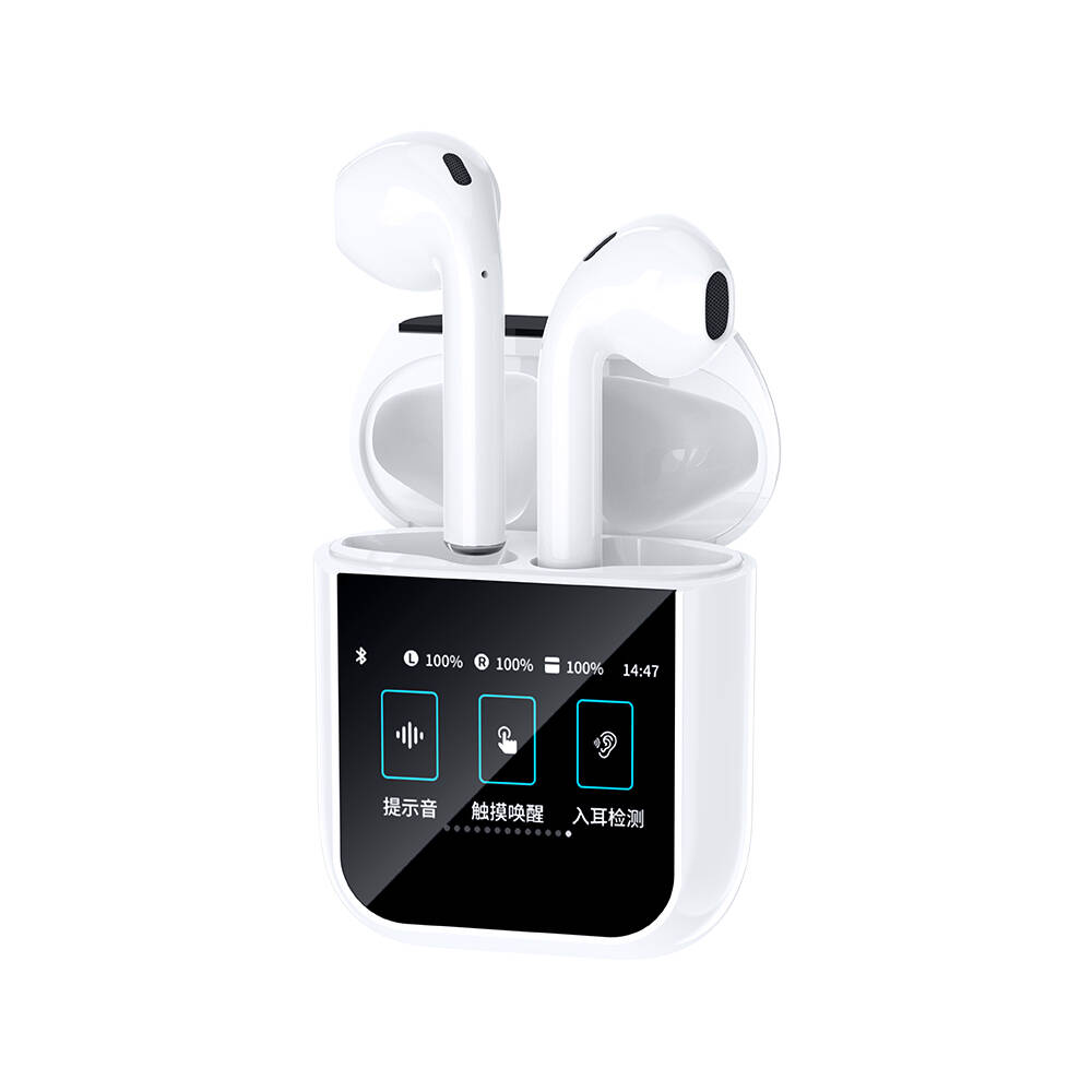 Wiwu Airbuds T24 Dokunmatik LCD Ekranlı TWS Bluetooth Kulaklık v5.4 - 4