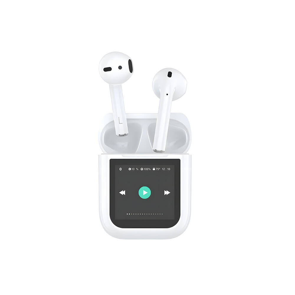 Wiwu Airbuds T24 Dokunmatik LCD Ekranlı TWS Bluetooth Kulaklık v5.4 - 1