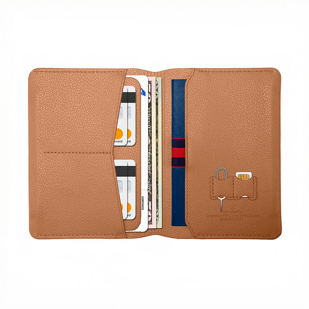 Wiwu Master Passport Wallet Pasaport RFID Özellikli Kart ve Sim Bölmeli PU Deri Cüzdan - 4