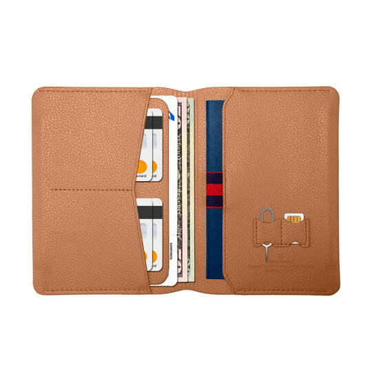 Wiwu Master Passport Wallet Pasaport RFID Özellikli Kart ve Sim Bölmeli PU Deri Cüzdan - 10