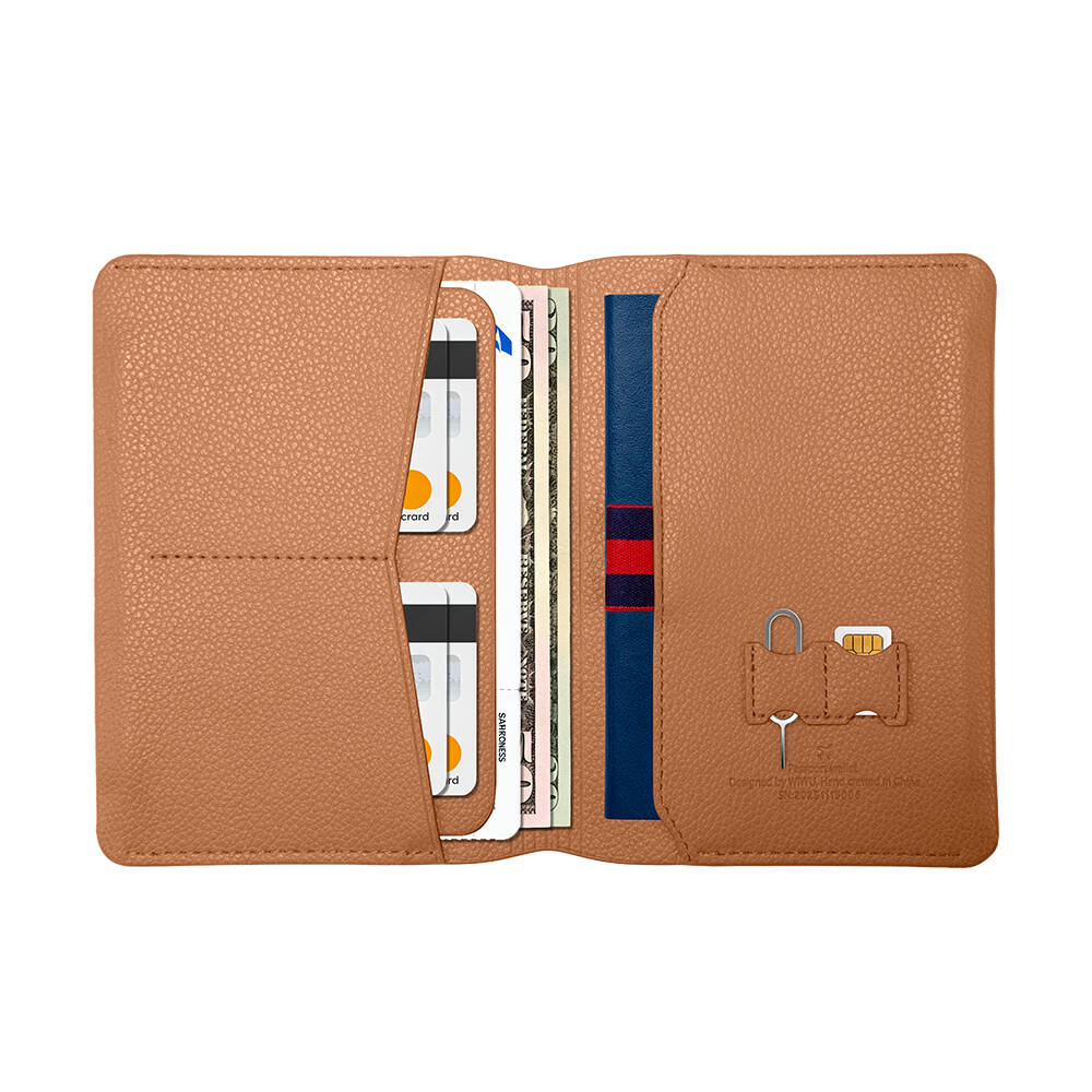 Wiwu Master Passport Wallet Pasaport RFID Özellikli Kart ve Sim Bölmeli PU Deri Cüzdan - 10