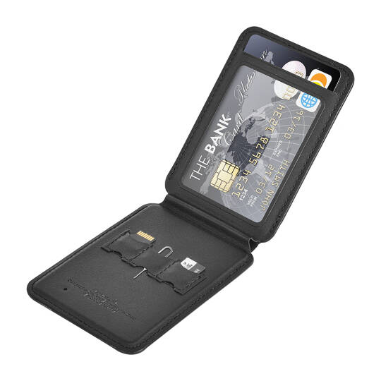 Wiwu MW-005 Magnetik Standlı Kartlık Qi Kablosuz Şarj Uyumlu FindMy Özellikli Mag Wallet - 4