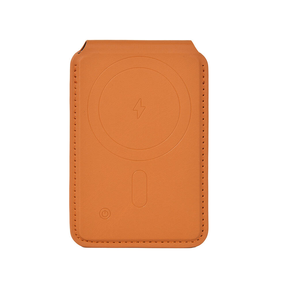 Wiwu MW-005 Magnetik Standlı Kartlık Qi Kablosuz Şarj Uyumlu FindMy Özellikli Mag Wallet - 12