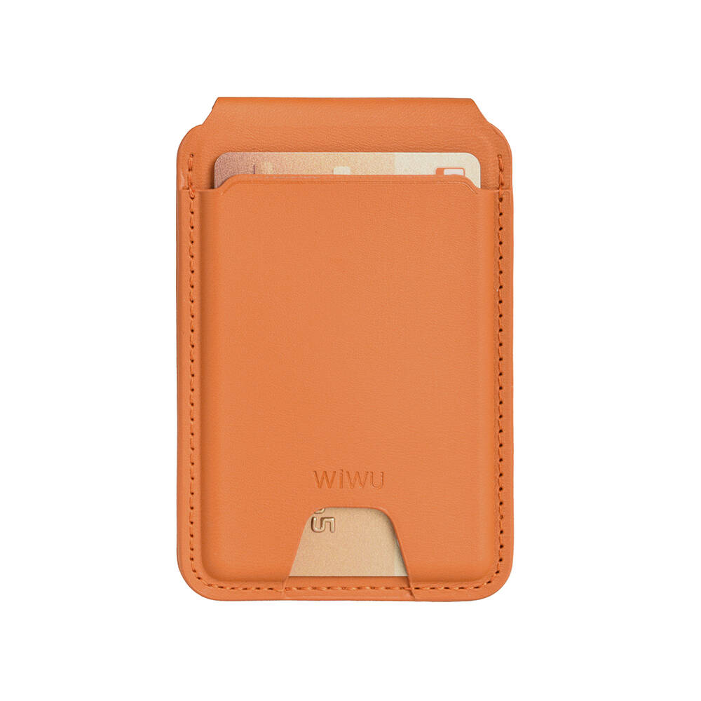 Wiwu MW-005 Magnetik Standlı Kartlık Qi Kablosuz Şarj Uyumlu FindMy Özellikli Mag Wallet - 13