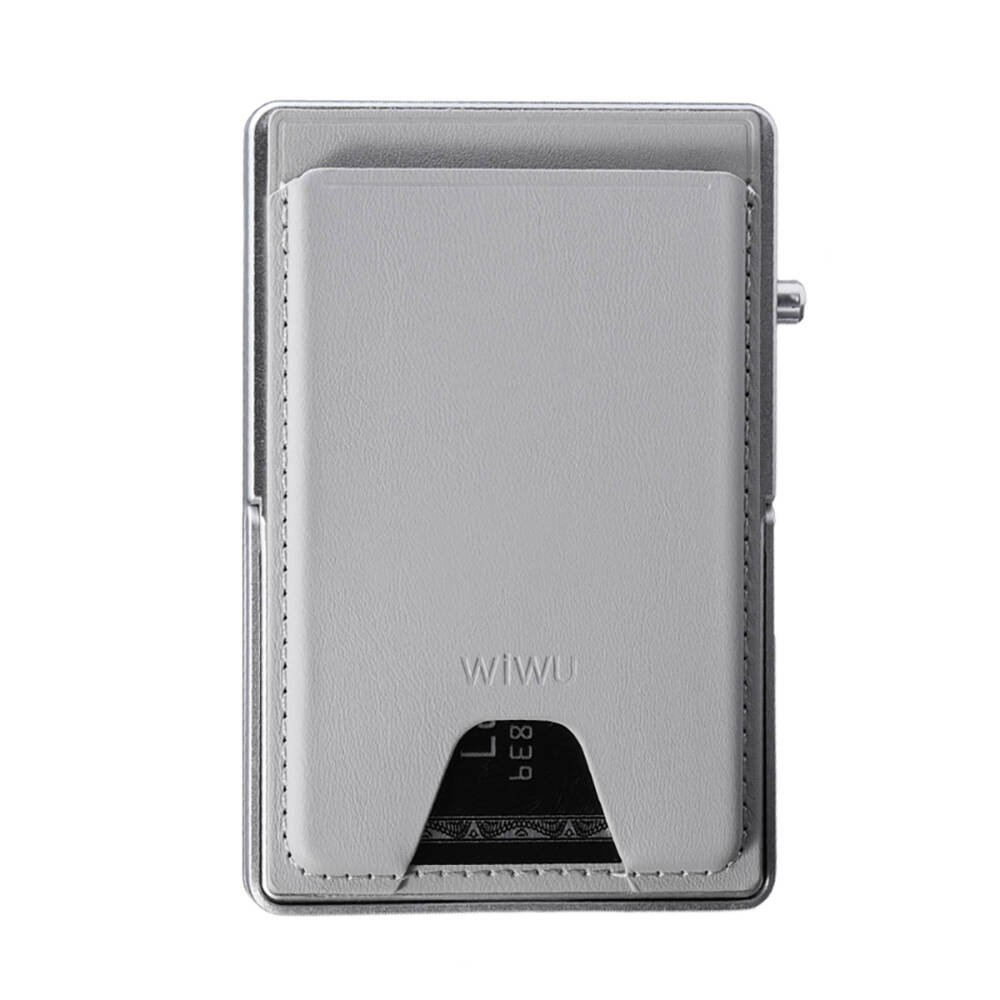 Wiwu MW-006 Tasarımlı 6 Hazneli PU Magnetik Standlı Kartlık - 3