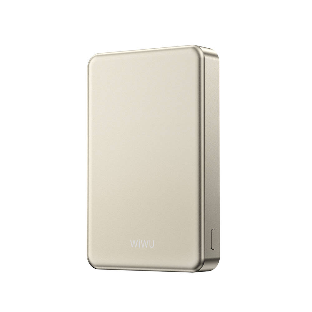 Wiwu P15-1 LED Işık Göstergeli Ultra İnce PD 20W Kablosuz Powerbank 10000mAh 15W - 9